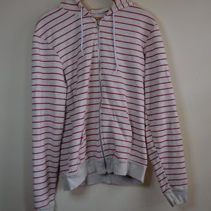 American Apparel Stripped Hoodie
